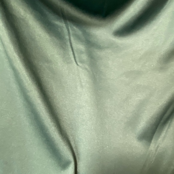 Jessica Howard Bell-Sleeve Glitter Lace Dress Size 16 Green - Picture 8 of 14